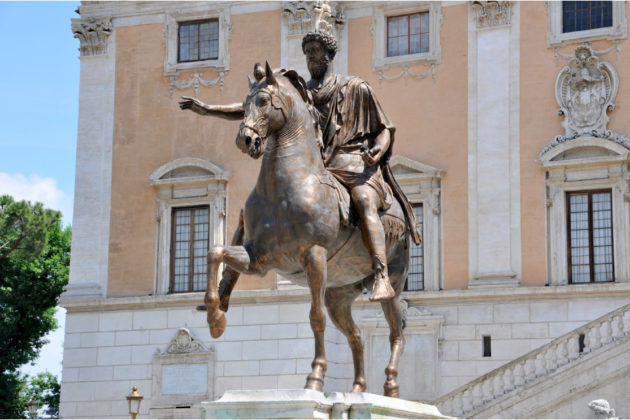 Marcus Aurelius on horse, The Capitol, Rome.