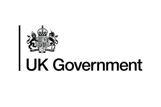 UK Government coat of arms with the words 'UK Government'